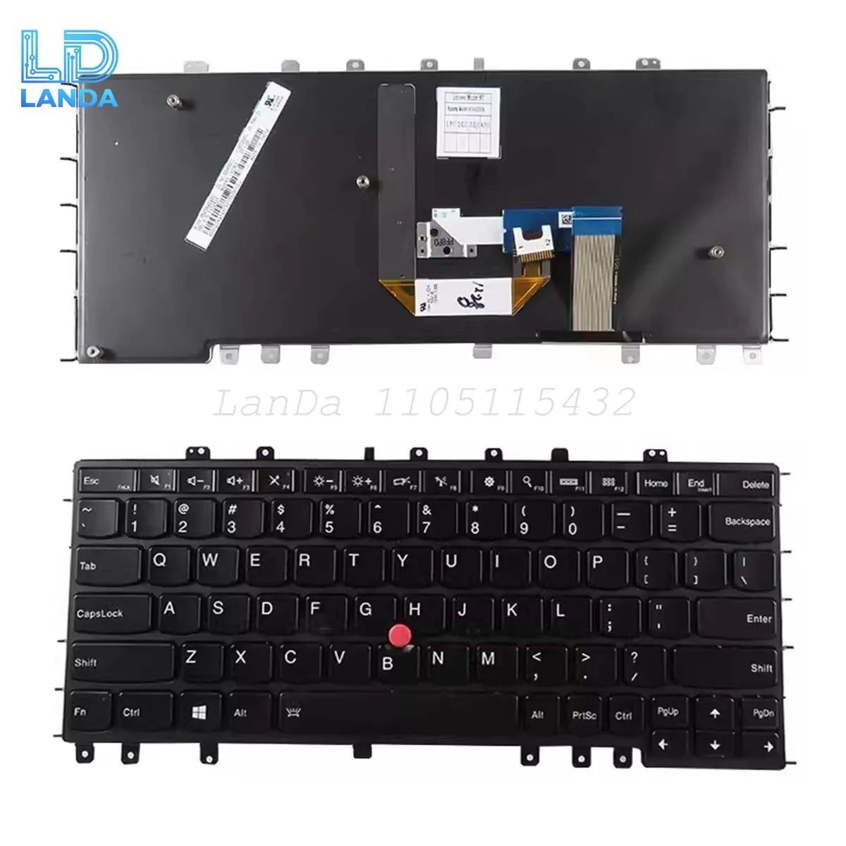 

Клавиатура для ноутбука Lenovo Thinkpa-d YOG-A S1 S240 YOG-A 12, черная, США, с подсветкой