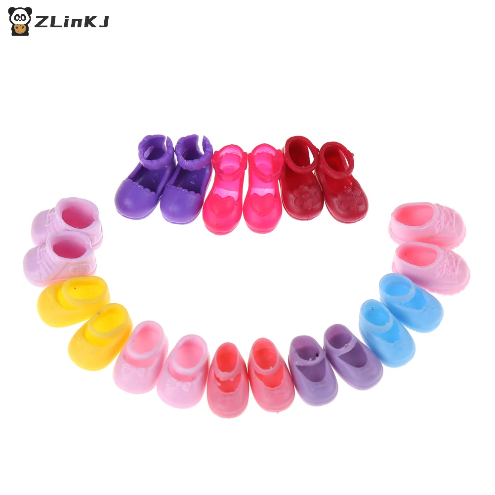 ▶5Pairs Fashion Shoes Boots For Sister Doll Kids Gift