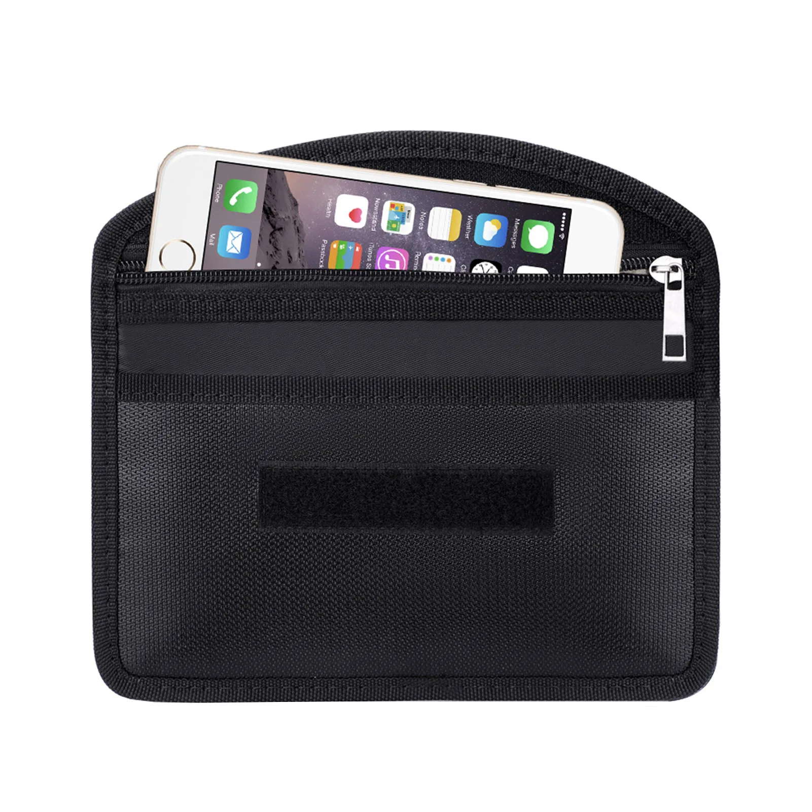 Fireproof Money Document File Bag Pouch Cash Bank Cards Passport Valuables Organizer Holder Safe Storage With Sticky Strap