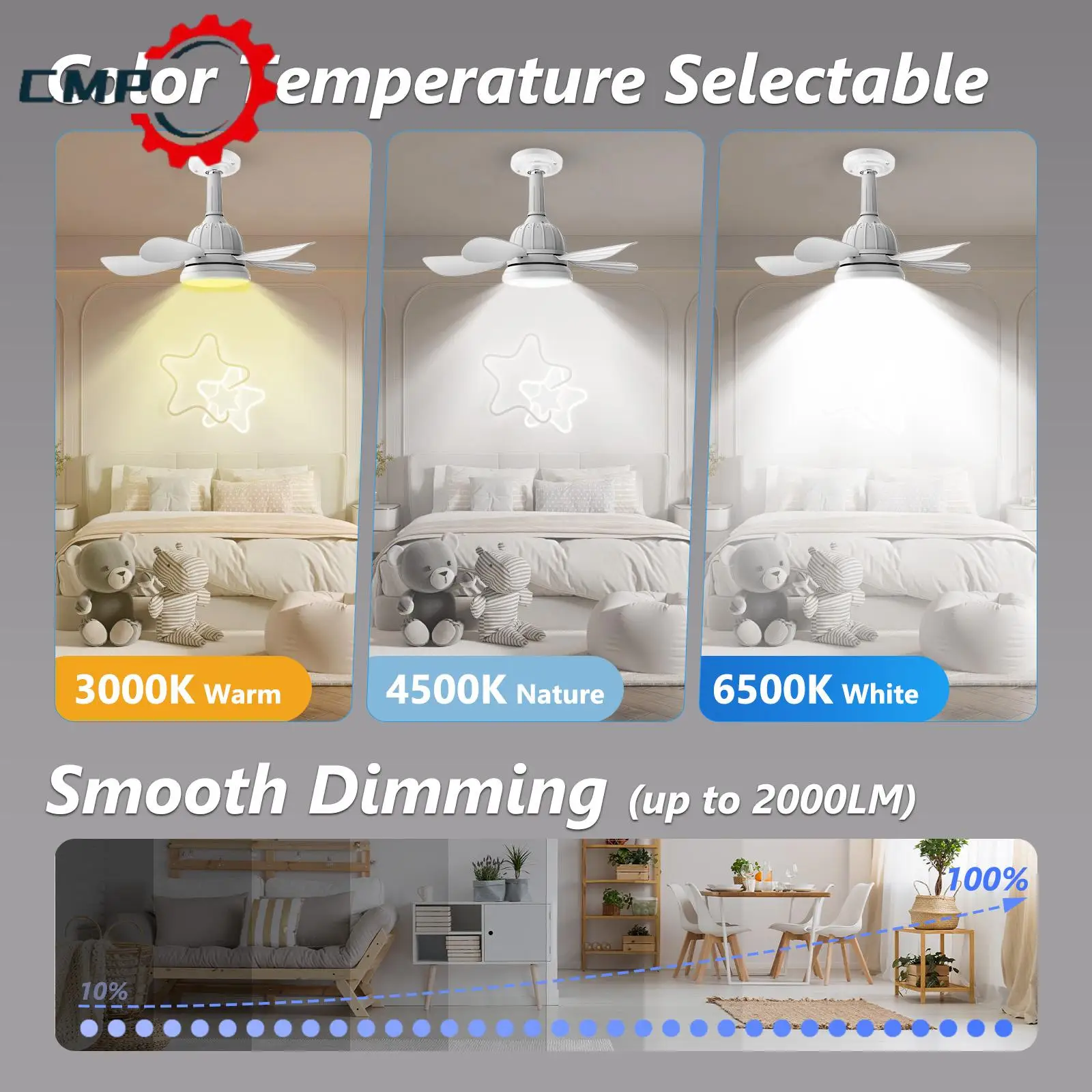 Socket Fan Light Wi…