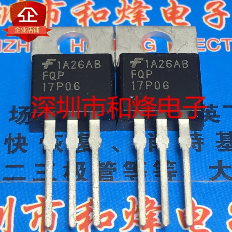 5PCS-10PCS FQP17P06 TO-220 -600V -17A ใหม่และต้นฉบับบนสต็อก