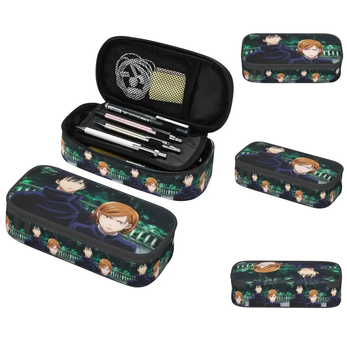 Estuche para lápices Megumi Besto Friendo Jujutsu Kaisen Sukuna, estuche para lápices de Anime para la escuela, bolsa para lápices, suministros de papelería, bolsa para lápices