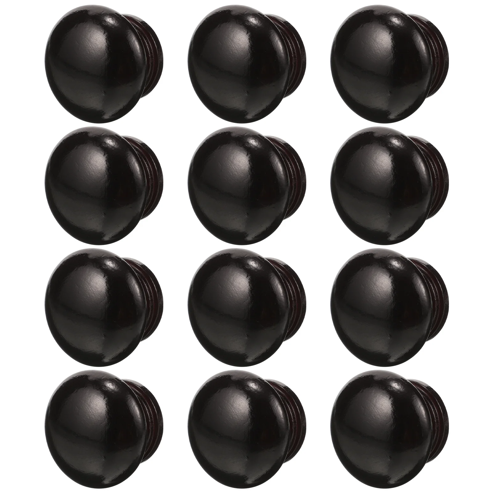 

12pcs Wooden Cabinet Knob Pull Handle Solid Wood Drawer Pull For Wardrobe Door Replacement Parts Furniture Accessory Hardware