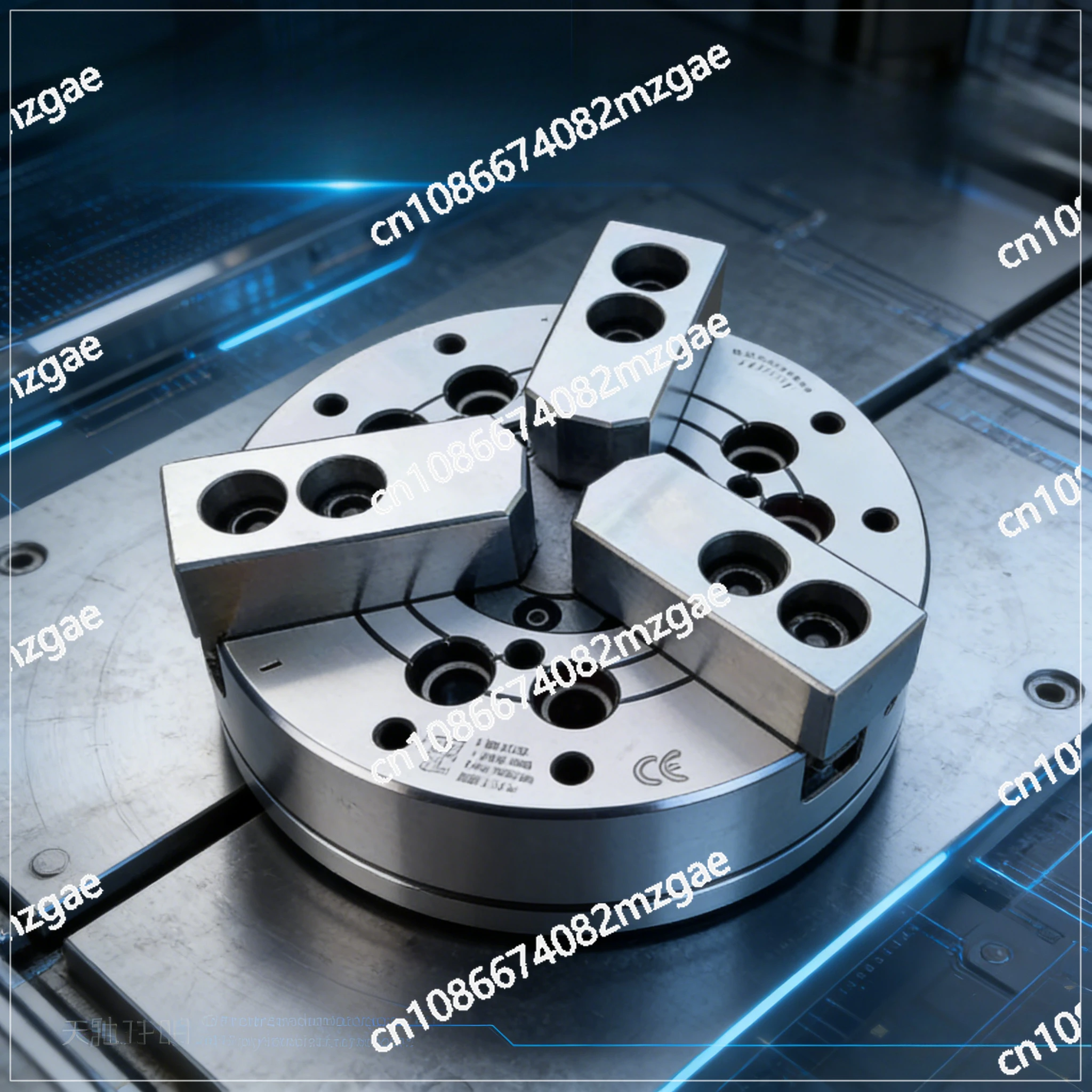 

Гидравлический трехкулачковый патрон с ЧПУ, полый/цельный, 5-18 дюймов, 200 мм, полный комплект для модификации токарного станка