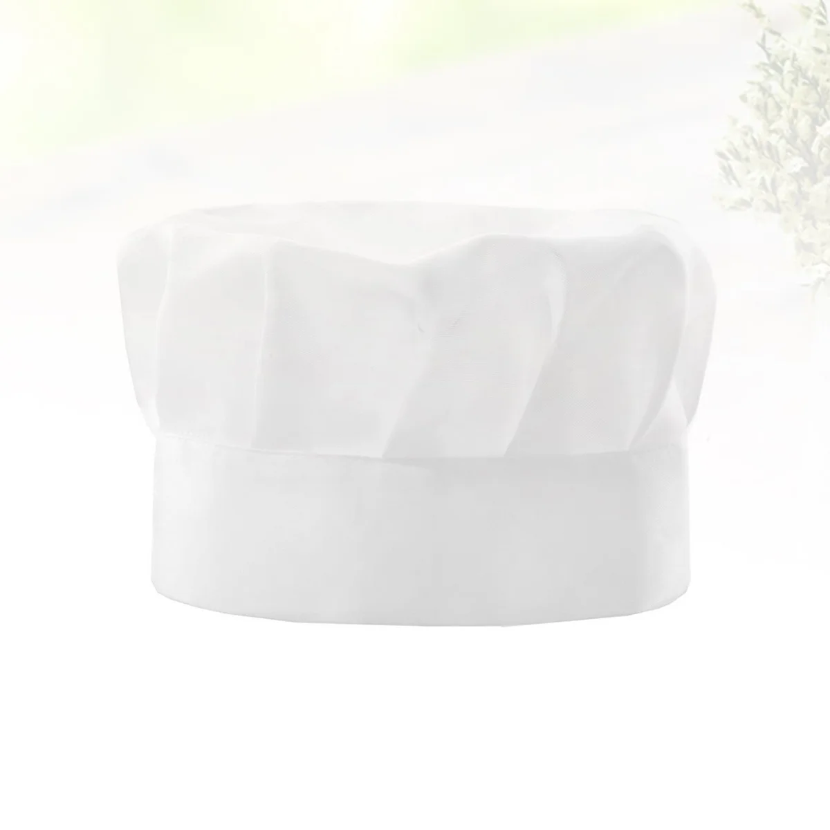 

1pc Mushroom Hat Adjustable Working Cap For Cap Restaurant Hotel Catering School Soft Chef Hat Bouffant Caps White