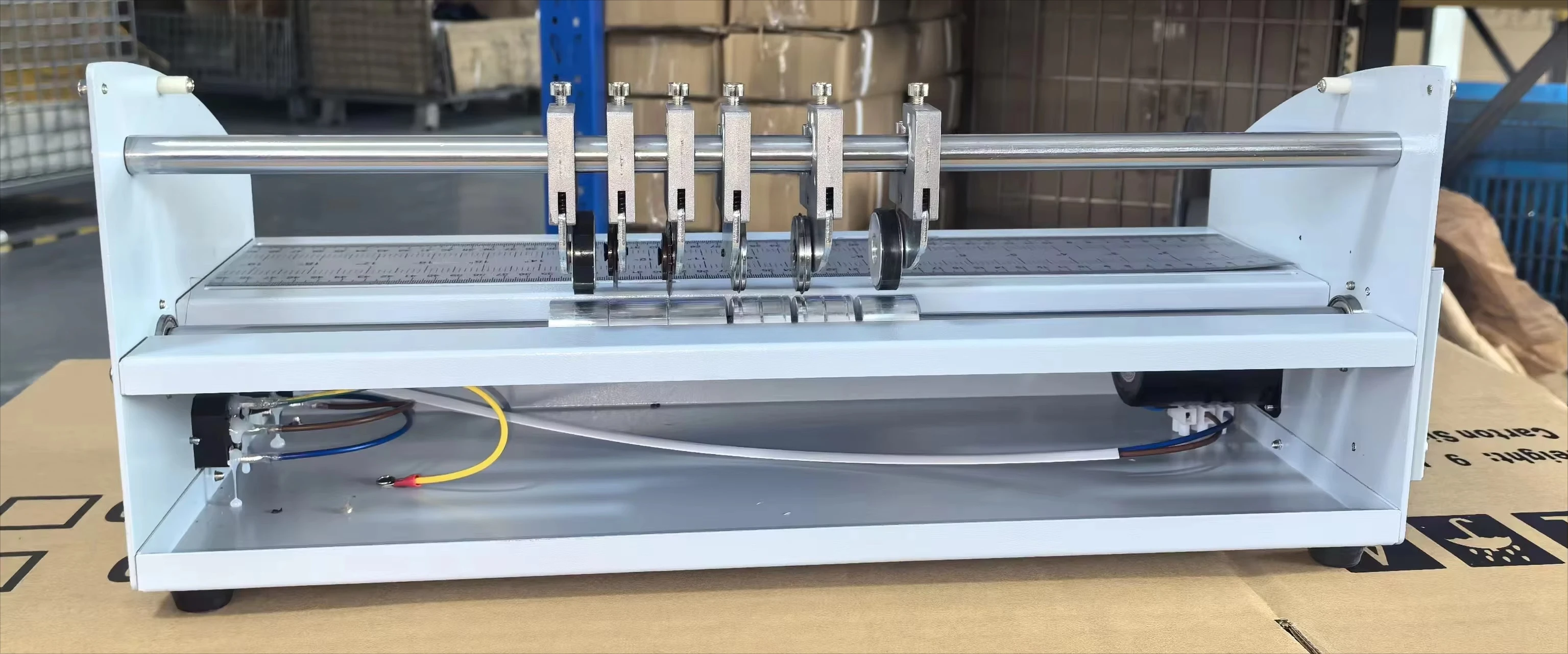Electric Paper Card Book Scoring Folding Paper Creasing  Cutting Perforating Machine