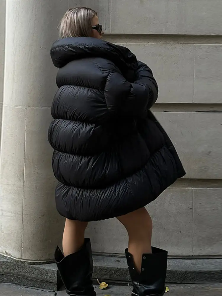 Oversize Thicken Cotton Jackets Women Lapel Long Sleeves Loose Warm Coats Female 2026 Winter New Fashion Solid Casual Outwears 3 Oversize Thicken Cotton Jackets Women Lapel Long Sleeves Loose Warm Coats Female 2026 Winter New Fashion Solid Casual Outwears 3