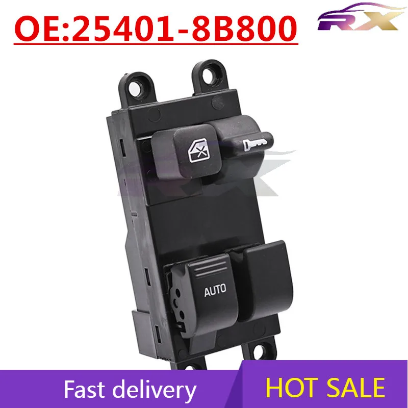 

OEM:25401-8B800 Suitable For 2000-2004 Nissan Frontier Glass Lifter Main Switch Powered Windows Switch