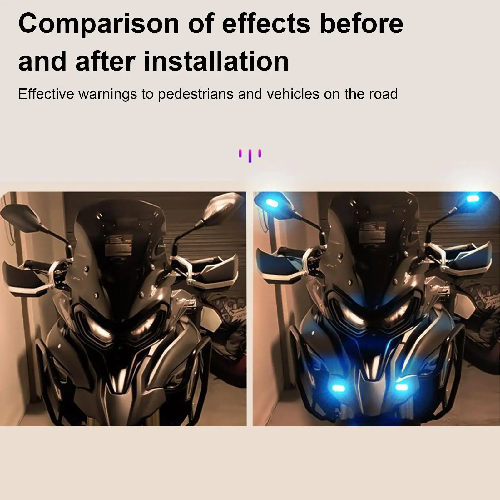 

Стробоскопы, 6 шт., беспроводные защитные фонари, пульт дистанционного управления, 8-цветный светодиод против столкновений для Dirtbike, прицепа, коляски, самолета