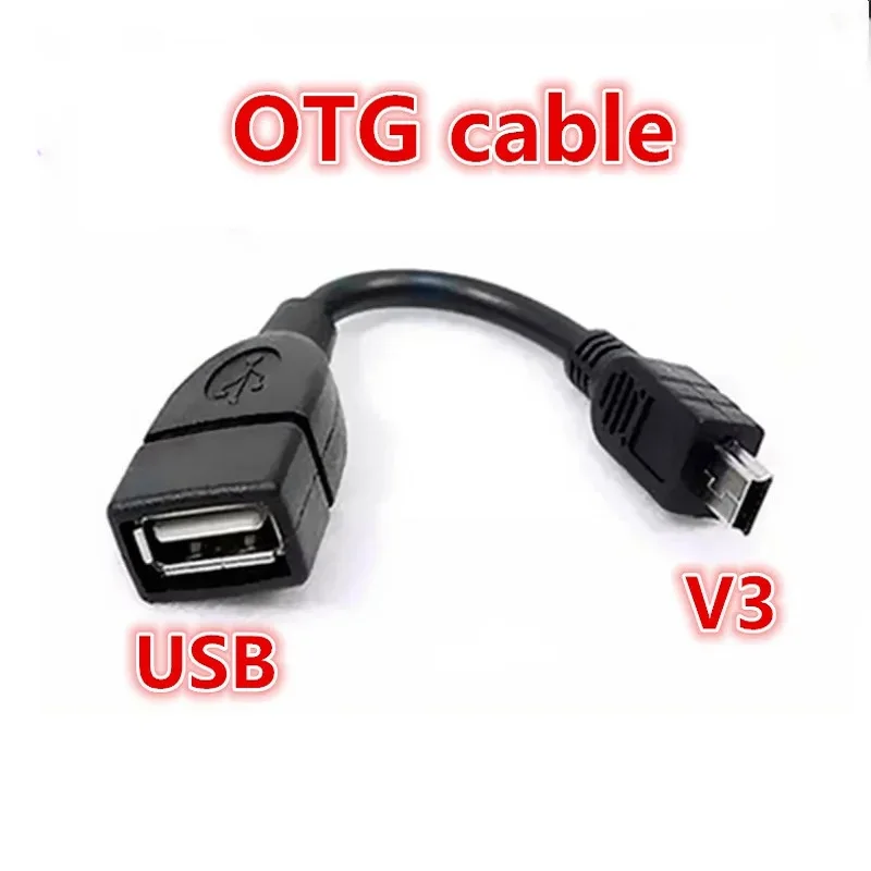 Cavo dati OTG V3 Port Mini Test prima di inviare adattatore cavo USB A femmina A Mini USB B maschio 5P per Tablet Audio per auto per MP3 MP4