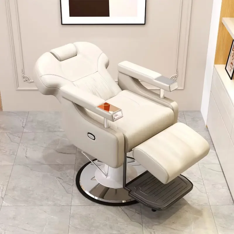 Spa Reclining Armchairs Professional Barber Swivel Lounge Chairs Eyelash Hairdresser Cosmetic Taburete Barbershop Furniture