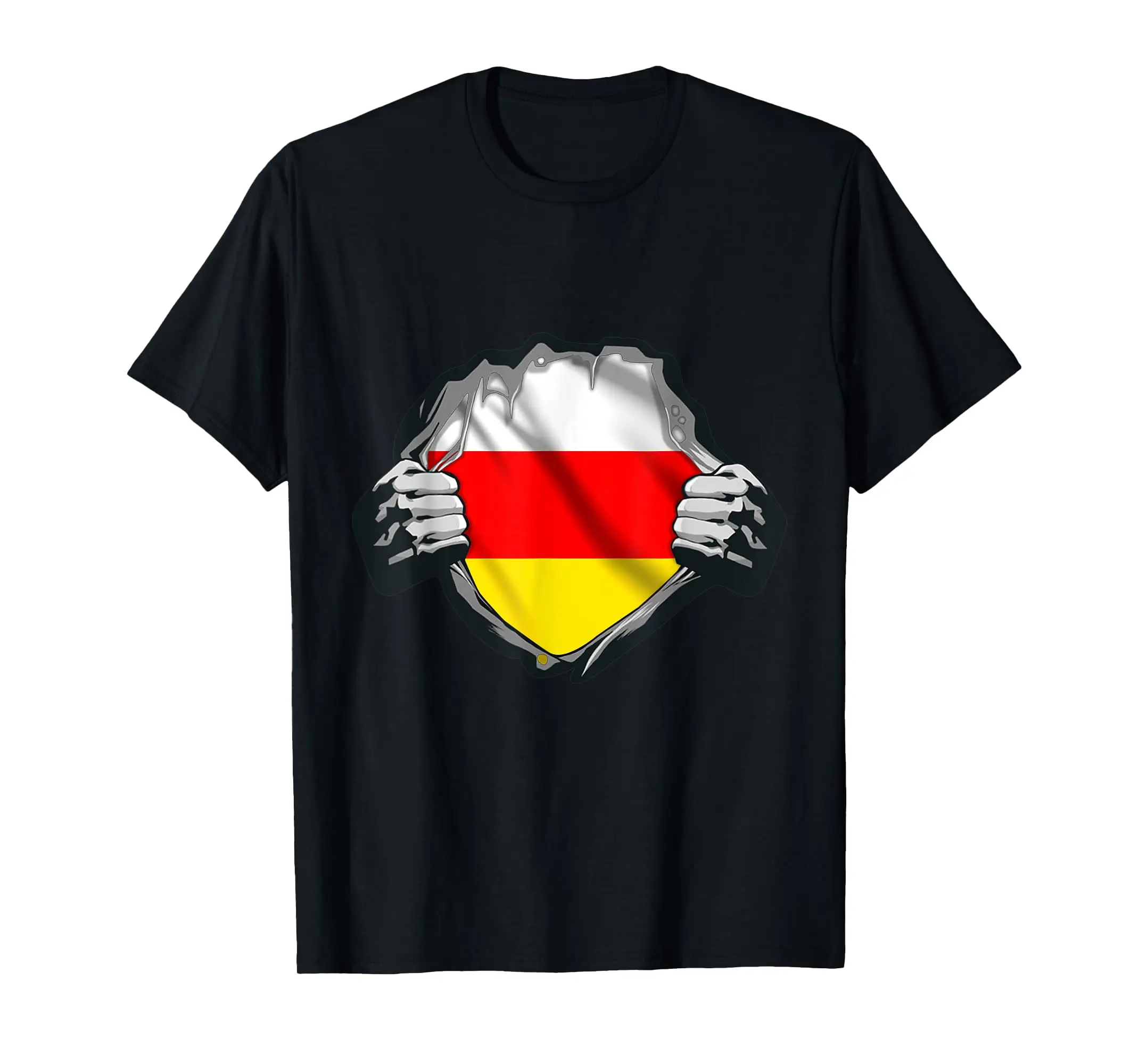 100% Cotton Ossetia,Ossetia Flag,Circassian,North Caucasus. T-Shirt MEN WOMEN UNISEX T Shirts Size S-6XL