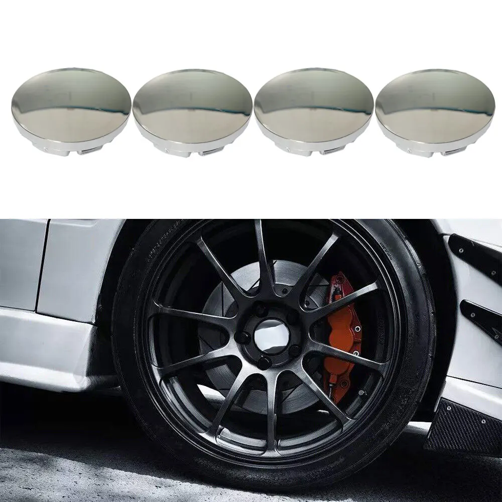 

4pcs/Set Wheel Center Hub Caps Vehicle Tyre Tire Rim Cover Protector Decorations for 56mm Car Wheel Car Exterior Accessories