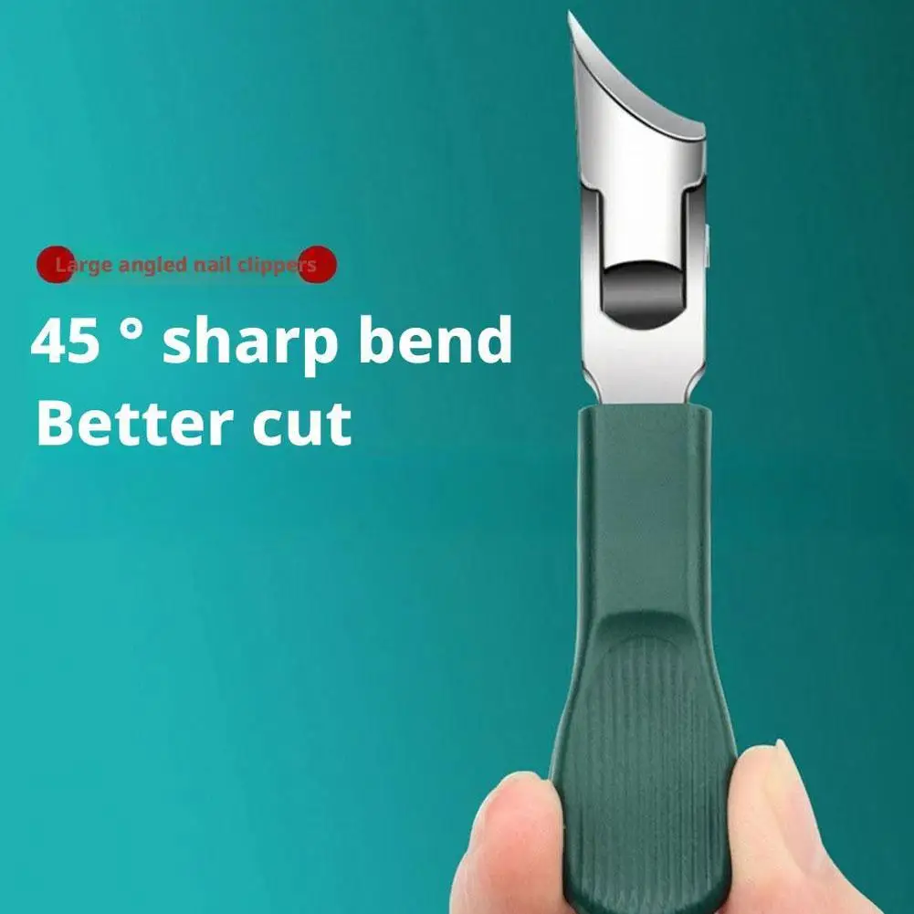 Eagle Beak Beveled กรรไกรตัดเล็บชุด 3, ยาวหนาคุดเอียงกว้าง Care Jaw เล็บเปิดเล็บ Anti W4n5