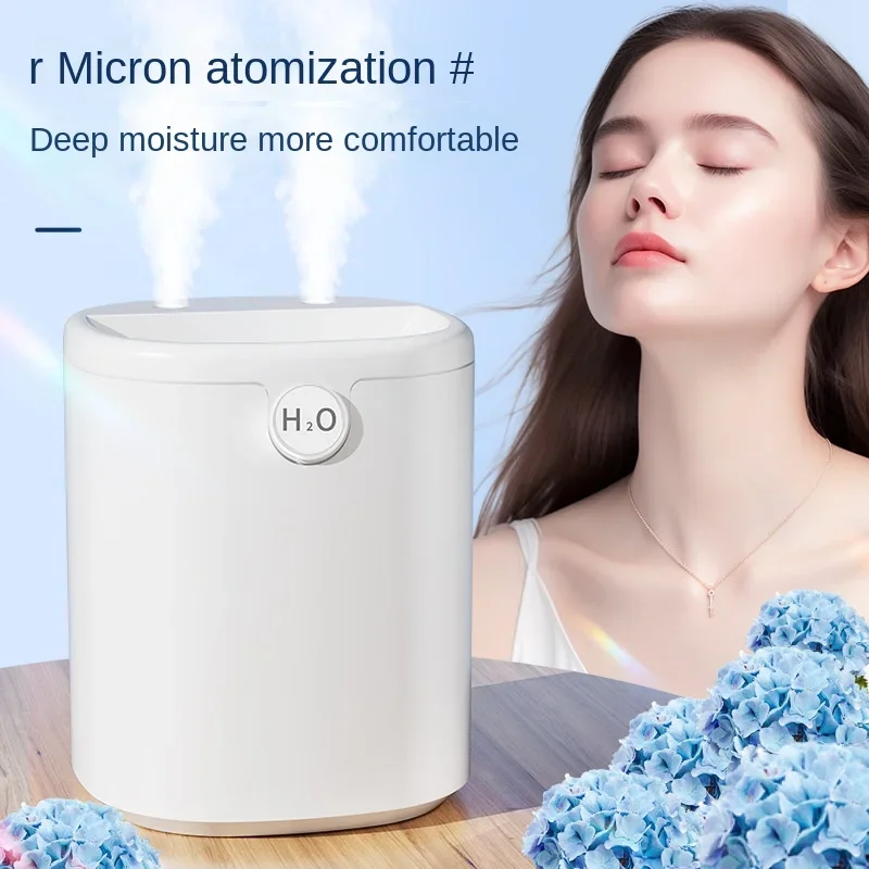 Humidificador de aire de gran capacidad, difusor de Aroma con doble boquilla de pulverización USB, aceites esenciales, distribuidor de olores para