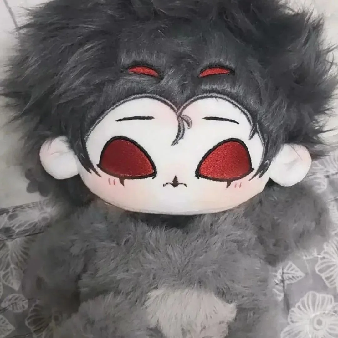 

20cm Furry Anime Helluva Boss Cotton Doll Soft Toy Figure Monster Doll Body Dress Up Clothes Mascot Cosplay Fan Collection Gift