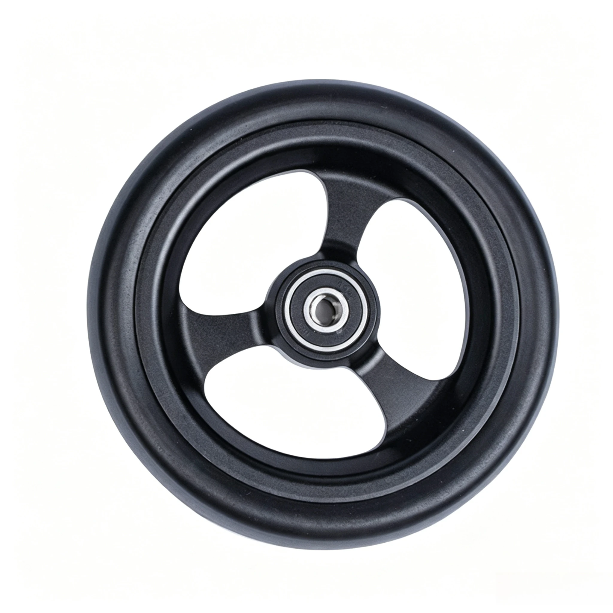 4 Inch 5 Inch Aluminum Alloy Front Wheel Casters High Speed Wear Resistant Sports Wheelchair Replacement Accessories view 5