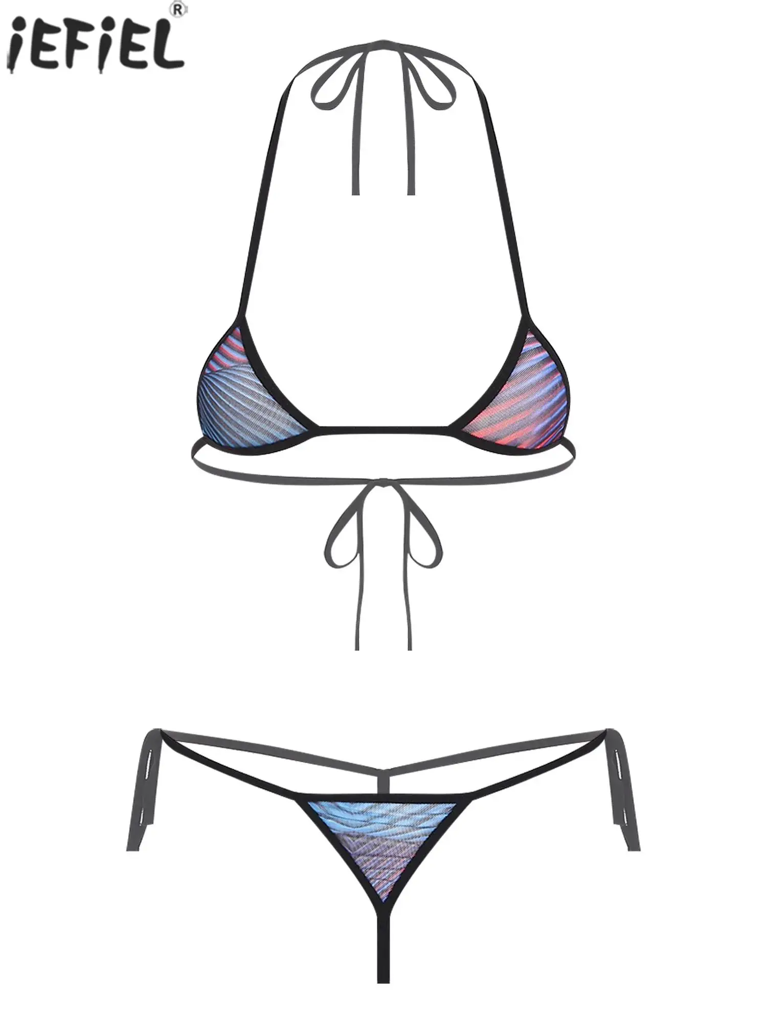 

Женское нижнее белье для взрослых, соблазнительные комплекты с бюстгальтером, сексуальный мини-бюстгальтер на шнуровке, топ с Т-образными стрингами, комплекты ночного белья, нижнее белье для свиданий для пар