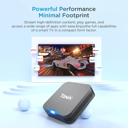 Imagen 2 del producto Tanix TX1 Android TV Box H313 2.4G Wifi RAM 1GB 2GB ROM 8GB 16GB Alimentación por DC 5V 2A Mini Smart TV Stick