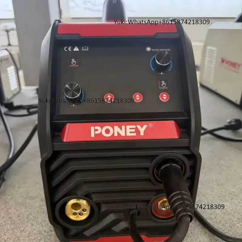 New PONEY 220V multi-function inverter MIG welder MIG-200 with digital control synergy technology, wire diameter 0.8mm