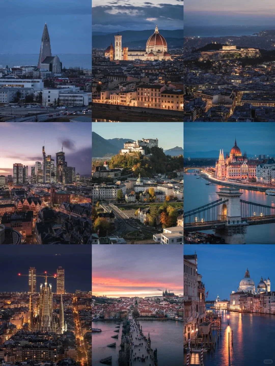 

Adult Jigsaw Puzzle European City Skyline Collage Puzzles for Gameroom Bedroom Livingroom Gift Challenging Game