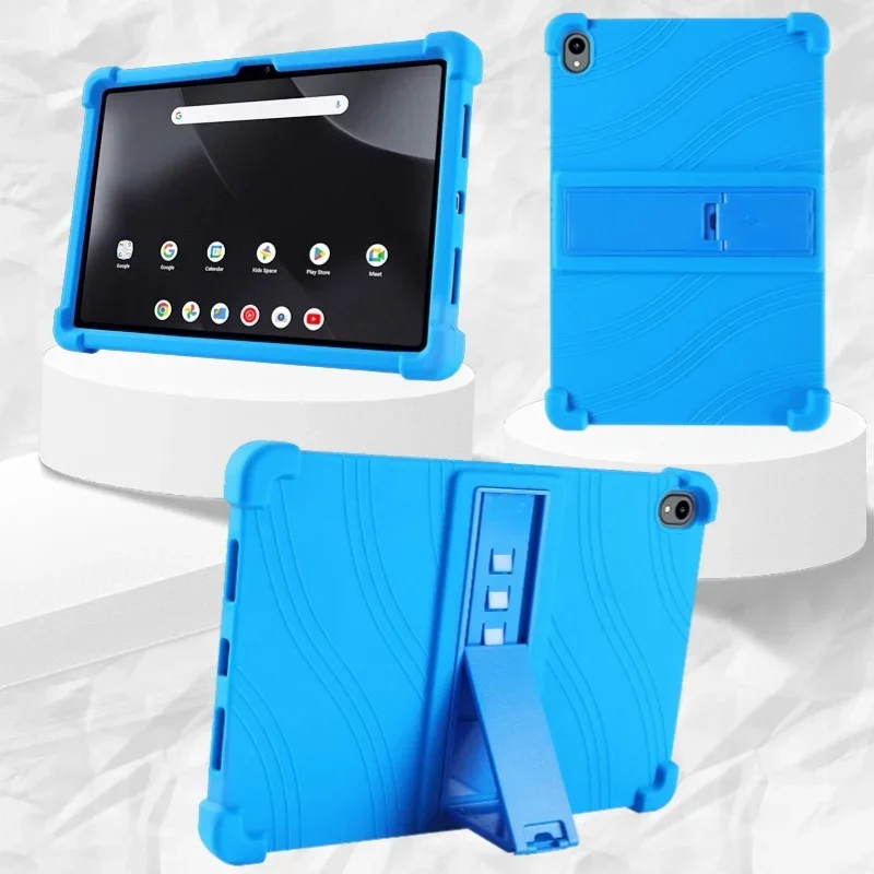 Shockproof Protector Funda For Walmart ONN 12.1" Tablet Pro (2024) Case Soft Silicone Cover with Rear Kickstand