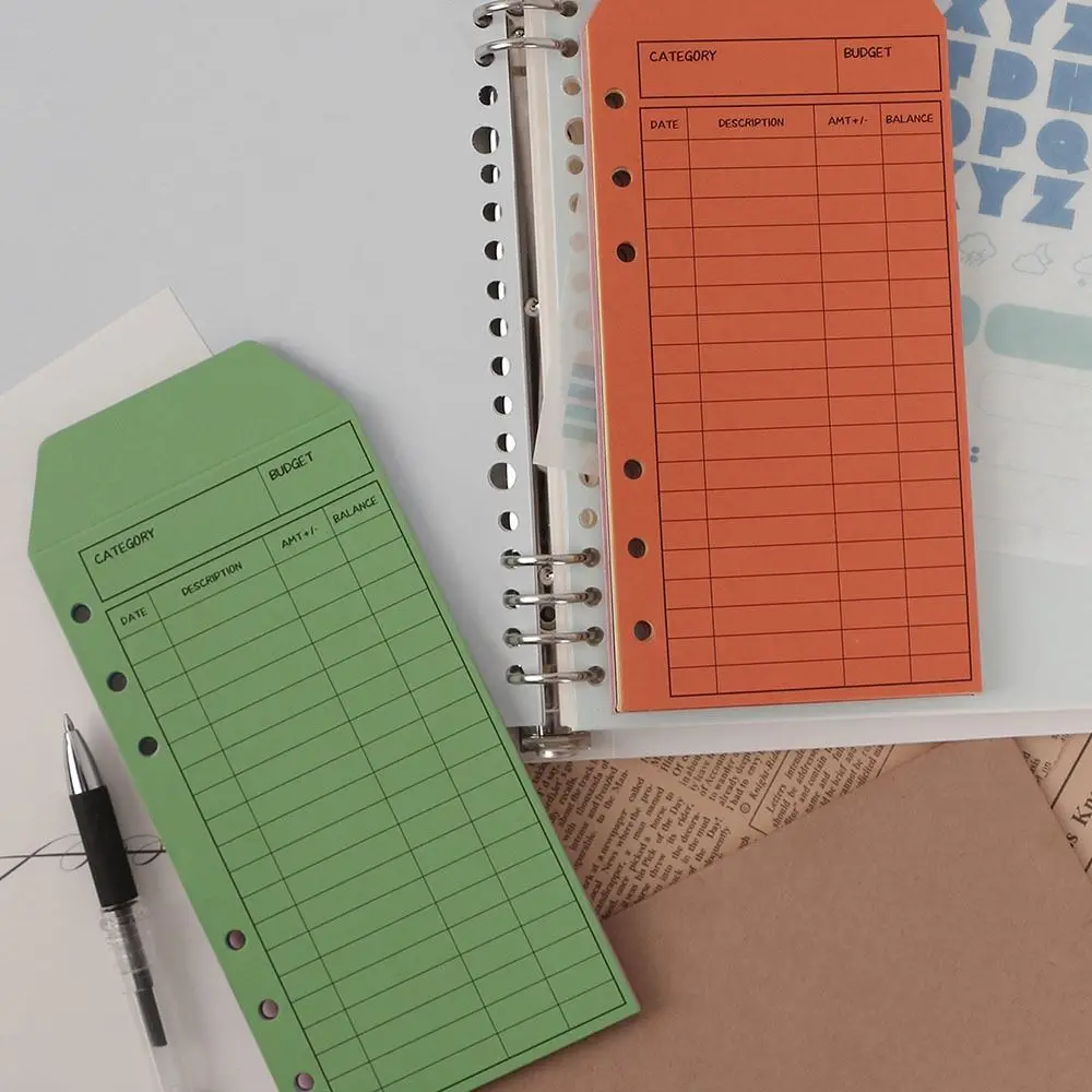 Money Saving Budget Envelopes Loose leaf Budget Organizer Cardstock Cash Envelope Kawaii Planner Accessories