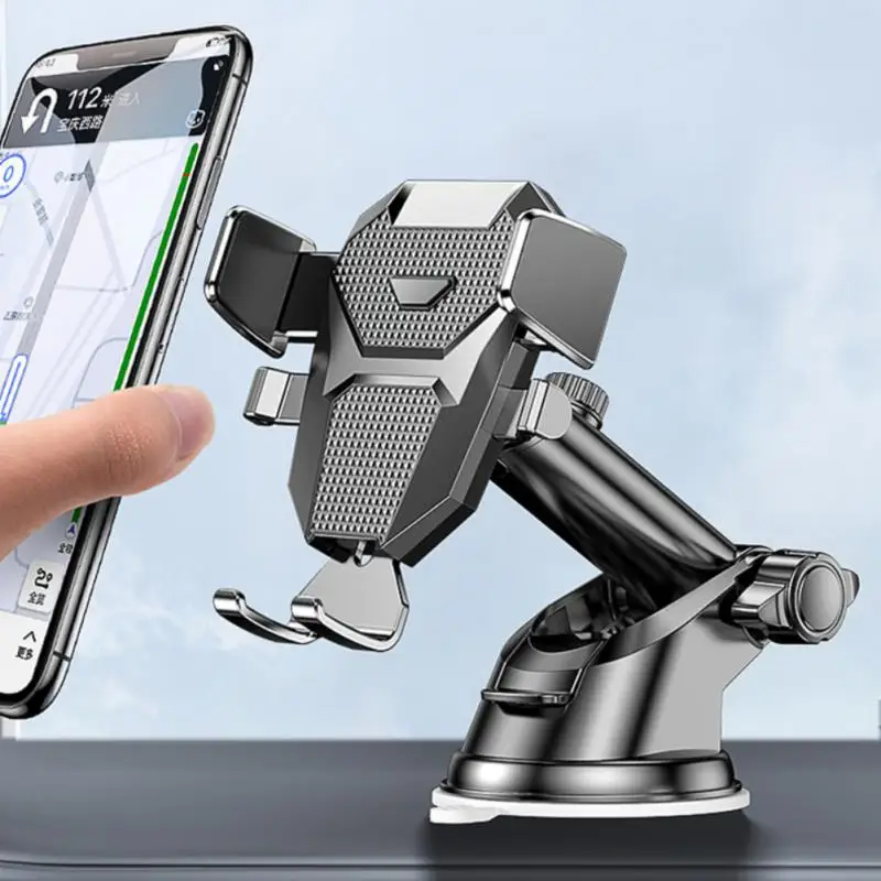 2024 Mobile Phone Holder With Retractable Horizontal And Vertical Air Vents Dashboard Suction Cup NavigationMotor Mounts