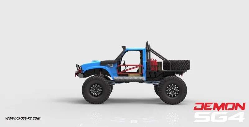 CROSS RC DEMON SG4 1:10 échelle simulation compétition grade demi-camion cadre 4X4 kit pour l'escalade tout-terrain