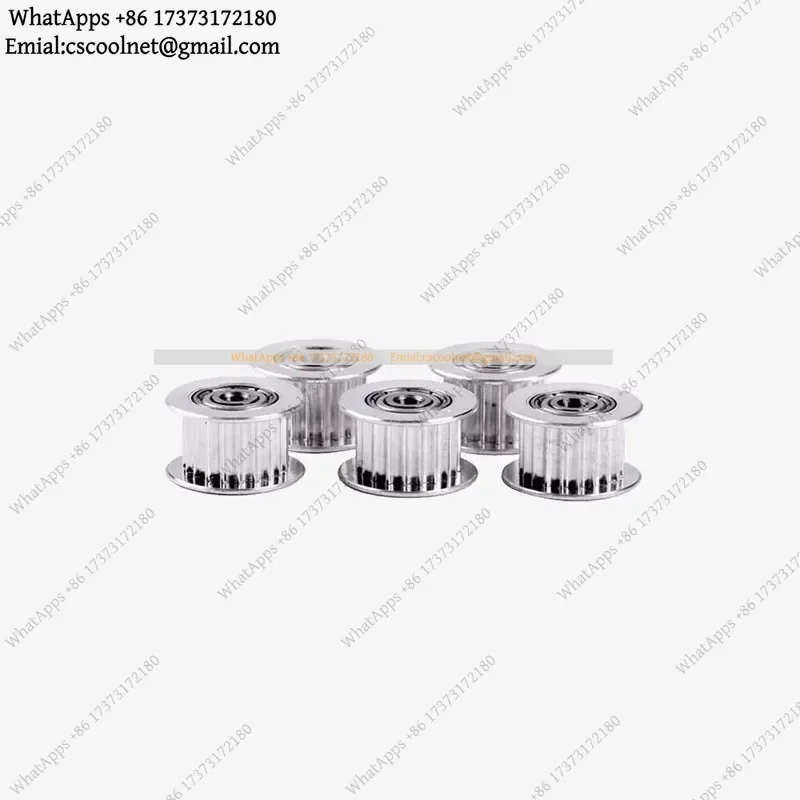 5-Pack X-Axis Synchronous Timing Belt Pulley Wheel, Stepper Motor Drive Gear for FDM 3D Printer Upgrade Replacement Repair Parts