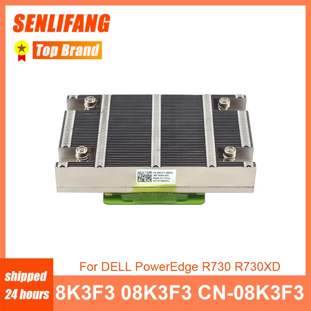 

8K3F3 08K3F3 CN-08K3F3 For DELL PowerEdge R730 R730xd Low Profile 1U Cool Heatsink V3 V4 CPUs GPU