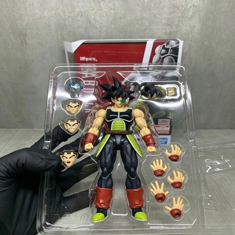 Bandai Genuine SHF Bardock Sun Wukong's Father Lower Warrior Soul Limited Dragon Ball Super Model Hand Figure view 2