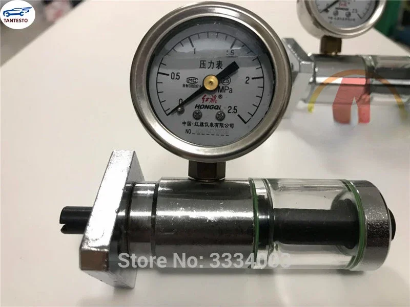 VE Pump Piston Plunger Diesel Travel Tool Tester with 2.5Mpa Pressur Gauge for Repairing