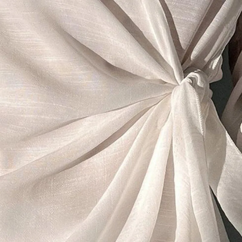 シフォンレースとVネックのセクシーなルーズフィットの女性用ビーチウェア,新しいコレクション