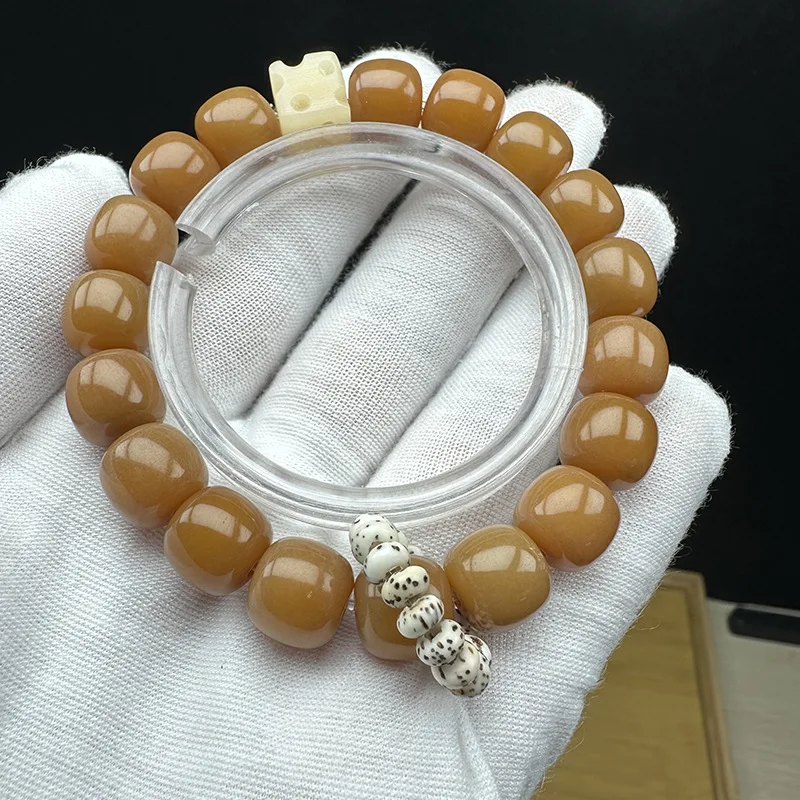 Original authentic weathered Bodhi bracelet for women, soft flexible, with mini sugar cube, cheese, star and moon designs, a