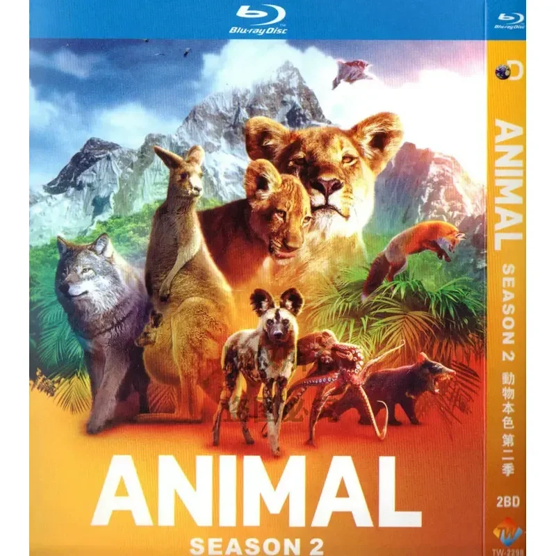 Nature Biology Documentary Animal True Colors Season 2 BD High Definition 1080P Blu Ray 2 Disc