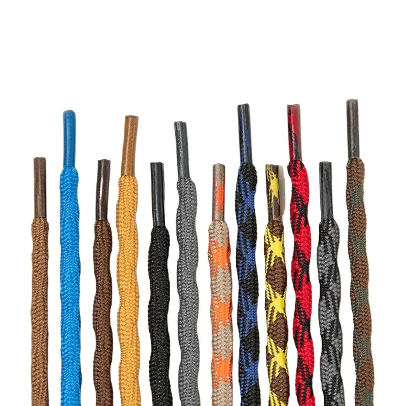 Outdoor Shoelaces round Spherical Anti-skid Design Baskets Boots Laces for Shoes 100/120/140/160cm Durable Shoe Accessories