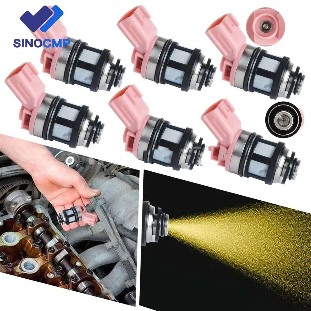 

166009S200 166001B000 6pcs Fuel Injectors Nozzle for Nissan 3.0L 3.3L VG30E VG33E 1996-2004 JS23-4