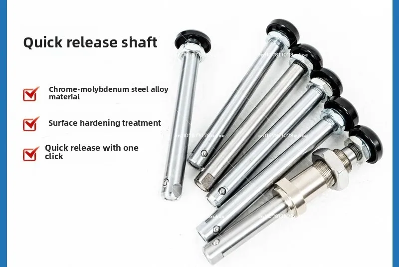 

Sports Wheelchair Trolley Three or Four Wheelers Quick Release Shaft Quick Release Rod Sleeve Diameter 12mm/12.7mm Modification