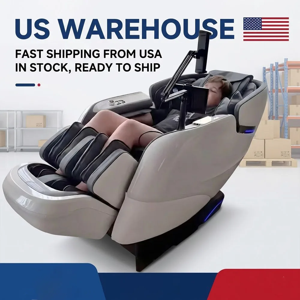 

GUOHENG Luxury 6d Voice Control Electric Massage Chair Zero Gravity SL Electric Massage Sofa With Foot Massage