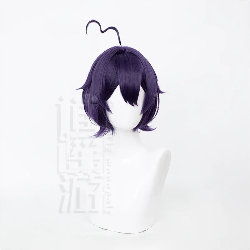 أريد أن أكون فتاة سحرية Tonomori Matoi شعر مستعار تأثيري محاكاة فروة الرأس هدية عيد الهالوين #2