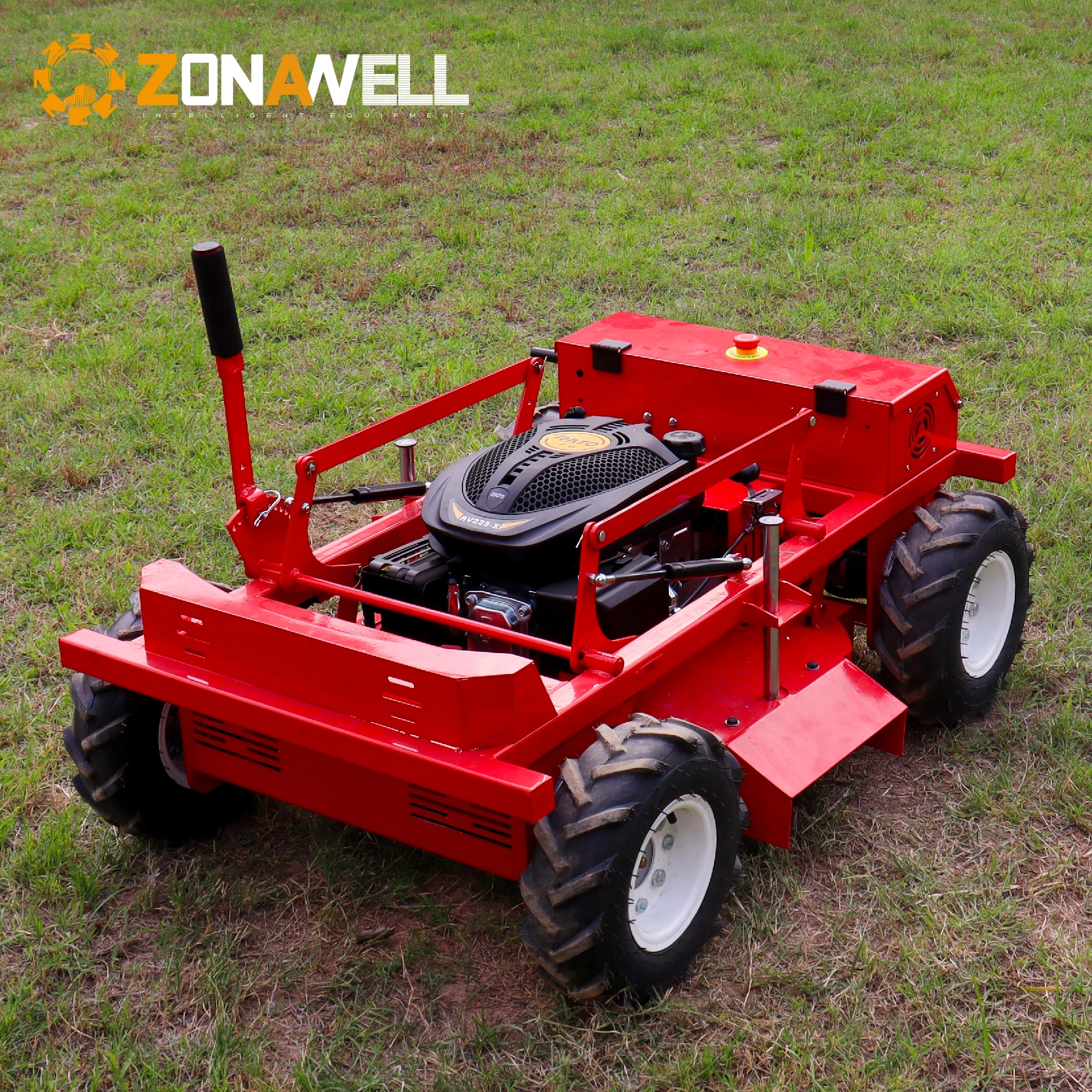 روبوت جزازة العشب الذكي ذاتي القيادة بالكامل، تسلق قوي، جهاز تحكم عن بعد لتقليم عشب الحديقة