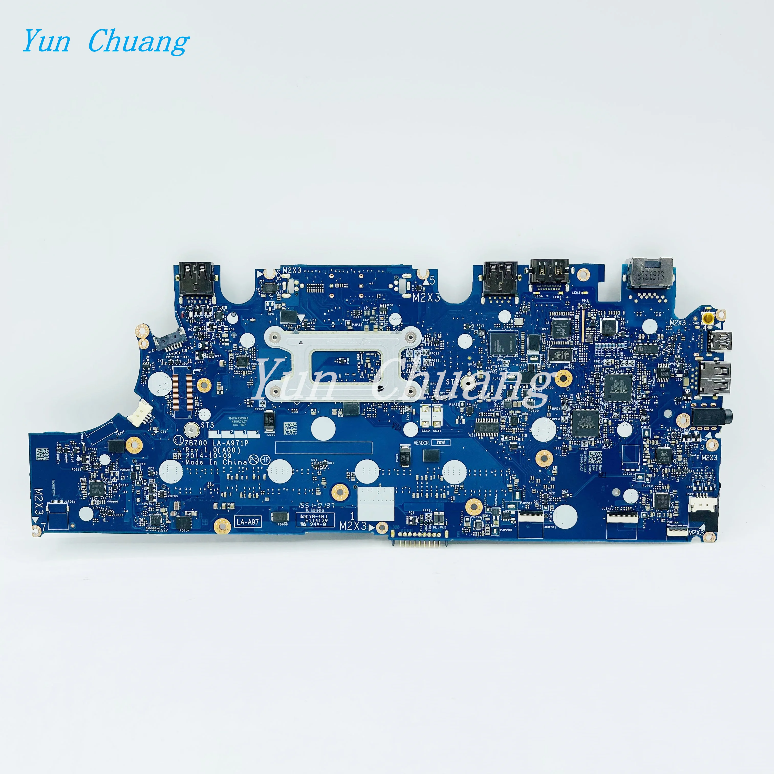 Imagem -02 - Zbz00 La-a971p para Latitude Ddr3l Cn0vn7np Cn-0tphc4 0tphc4 com I75600u E7250 Laptop Motherboard Cpu Mainboard 100 Testado ok