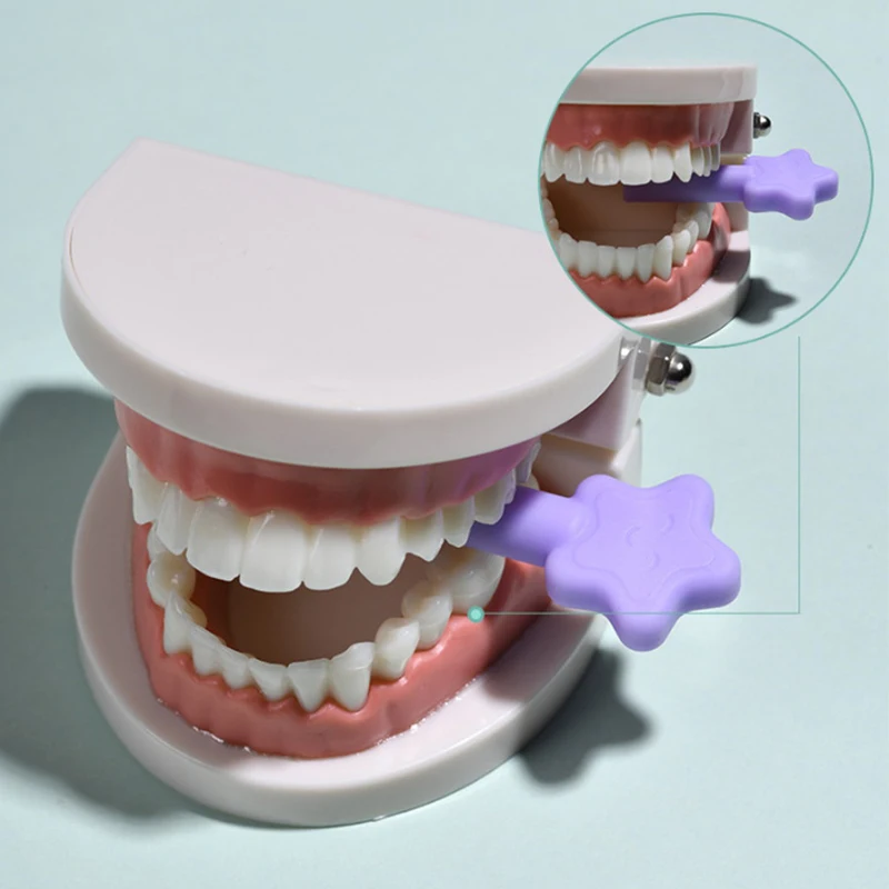 Alineadores para masticar dientes de piezas, retenedor Invisible para ortodoncia Dental, alineador de dientes de asiento, palito de silicona, sonrisa perfecta, fruta