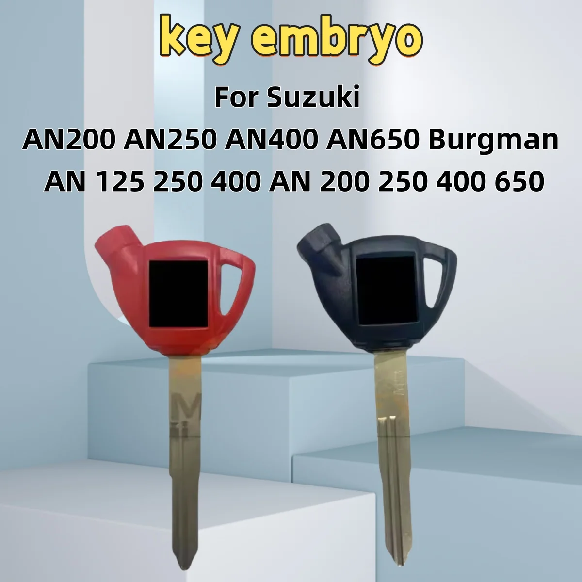 

For Suzuki AN200 AN250 AN400 AN650 Burgman AN 125 250 400 AN 200 250 400 650 Blank Key Motorcycle Replace Uncut Keys Magnet Key