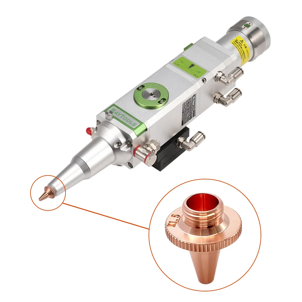 10/50 Stück 3D M8 Laserdüse D15 H19 M8 Kaliber 0,8-4,0 Einzel- und Doppellaser-Schneiddüse für Raytools BT210S BT220 Rohrschneiden – Detail 3