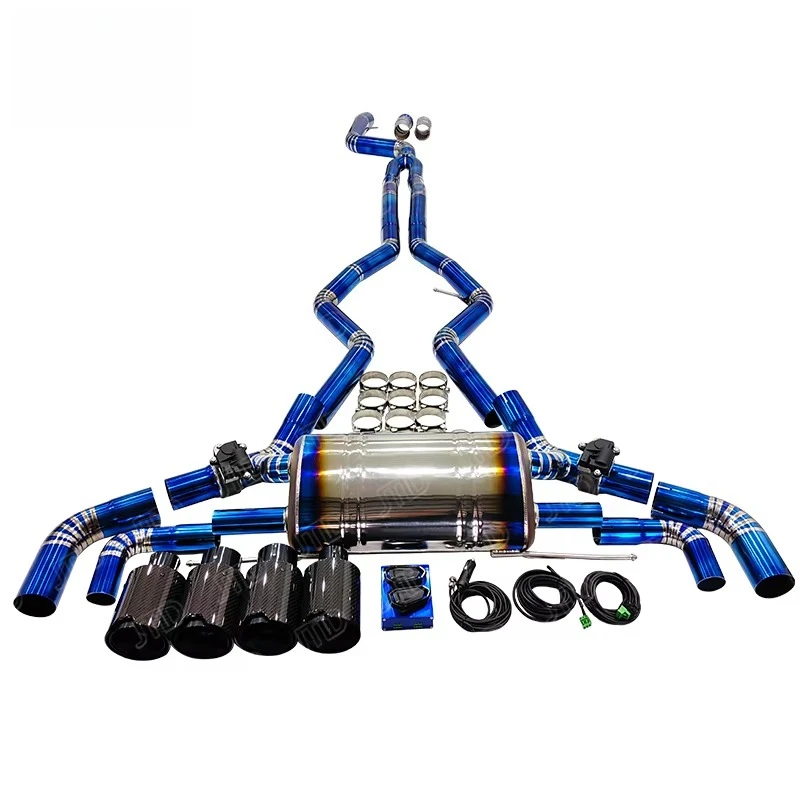 

Горячая новинка 2026: Высокопроизводительная титановая выхлопная система с электронным клапаном для BMW G20 B58 M340I 3.0