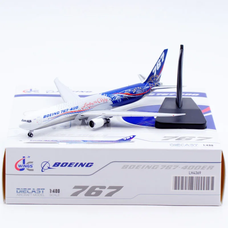 

LH4369 Alloy Collectible Plane Gift JC Wings 1:400 Boeing [Leading the Way] B767-400ER Diecast Aircraft Jet Model N76400