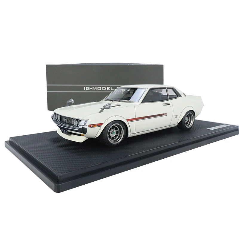 IG1:18 Celica 1600GTV white resin car model simulation alloy IG2594