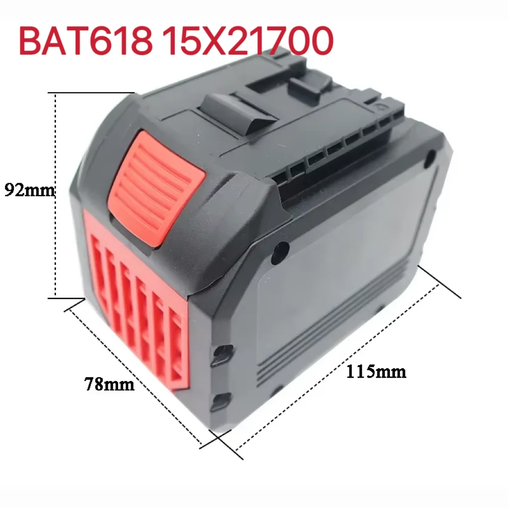 BAT618 15X21700 Li-ion Battery Plastic Case PCB Charging Protection Circuit Board For Bosch 18V  BAT609G Power Tool Batteries